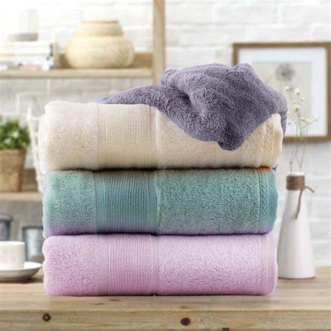 2 Pieces Bamboo Bath Towels Luxury Bath Towel Set for Bathroom(27"x54 ...