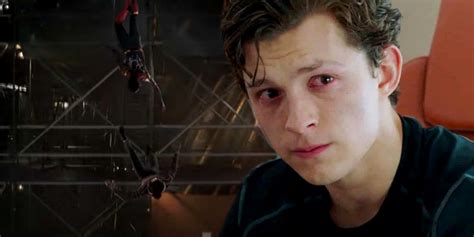 Tom Holland Tears Up After Watching Spider-Man: No Way Home Trailer