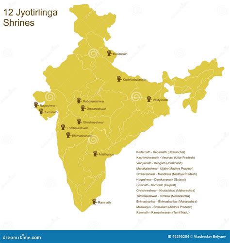 Twelve Jyotirlinga Shrines Important Shaivite Pilgrimage Places - ZOHAL