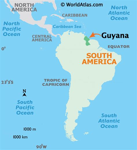 Pic Of Guyana Map