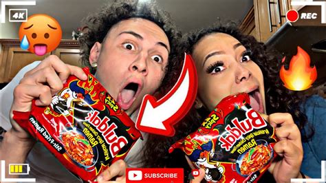 SPICY NOODLE CHALLENGE *I THREW UP*🤢 - YouTube