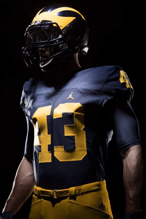 First Look At The Jumpman Branded Michigan Wolverines Football Uniforms ...