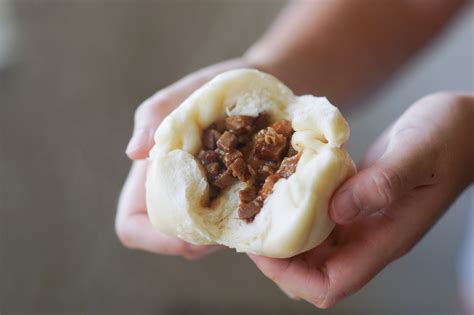 Char Siu Bao - (Steamed Chinese BBQ Pork Buns) - Hungry Huy