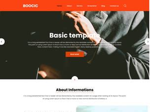 Boocic Free Website Template | Free CSS Templates | Free CSS