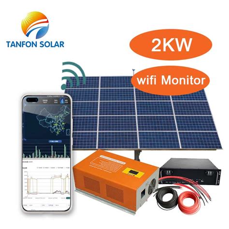 Off grid solar system 2kw with lithium or gel battery