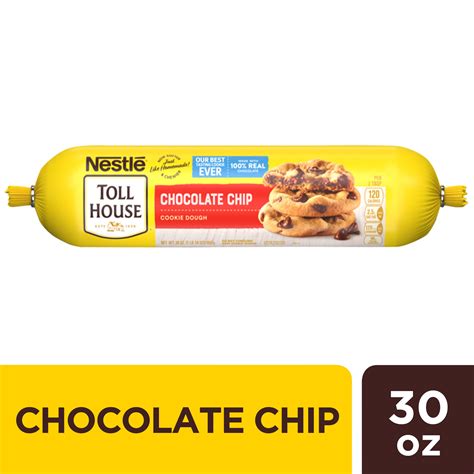 Nestle Toll House Chocolate Chip Cookie Dough 30 oz. - Walmart.com ...