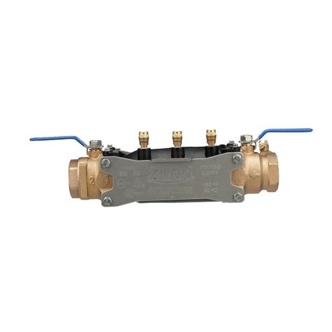 Zurn Model 350 Bronze Flanged 2-in Double-check Backflow Preventer in ...