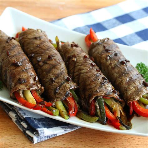 Balsamic Glazed Steak Rolls - The Daring Gourmet