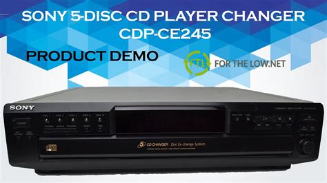 Electronics CD Players Sony CDP-C8ESD ES 5 Disc Compact Disc Changer CD ...