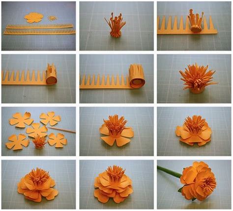 Bits of Paper: More 3D Paper Flowers! assembly instructions for ...