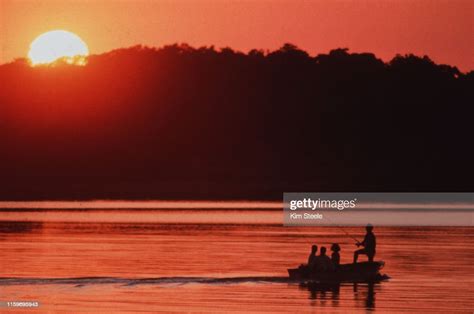 Fishing On Long Island Sound At Sunset High-Res Stock Photo - Getty Images