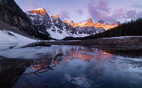 Sunrise At Moraine Lake Photograph by Jenny L. Zhang ( ??? | Pixels