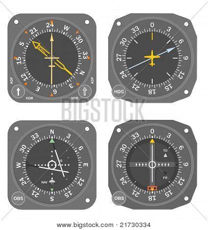 Aircraft Instruments Vector & Photo (Free Trial) | Bigstock