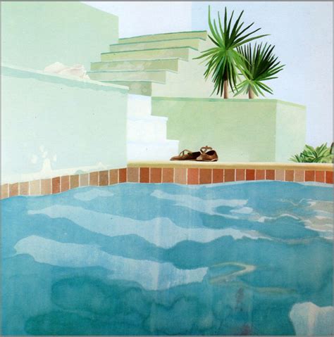 David Hockney Pool & Steps | David hockney paintings, David hockney art ...