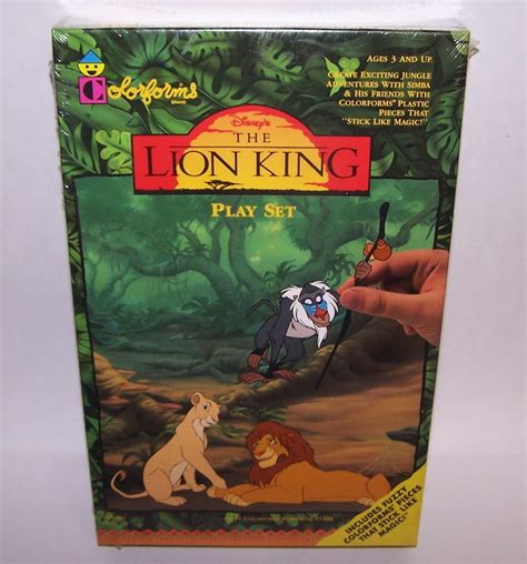 Walt Disney The Lion King Colorforms Play Set #773 Jungle PlaySet NIB ...