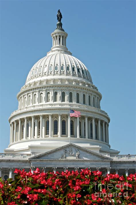 The United States Capitol Building Dome Photograph by Terry Moore