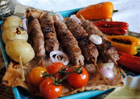 Persian kebab kubideh with rice (Chelow kebab) Recipe by Rozina Dinaa ...