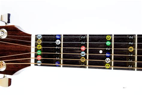 Guitar Fret Stickers Color Coded for Fretboard Note