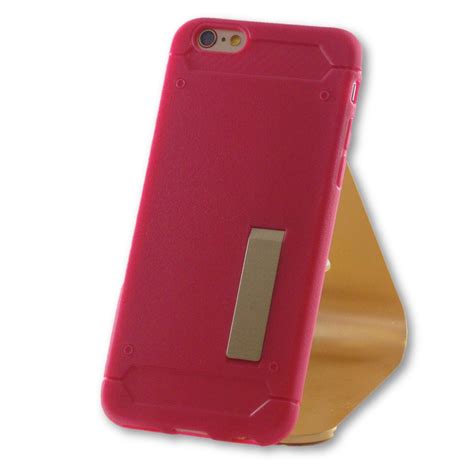 iPhone 6/6S Pink Slim Kick Stand TPU Case – FlagshipsGear