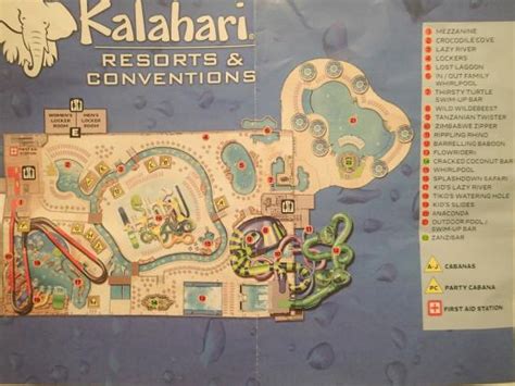 Kalahari Resort Wisconsin Dells Map