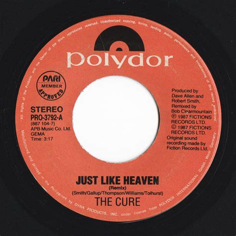 The Cure - Just Like Heaven (1987, Vinyl) | Discogs