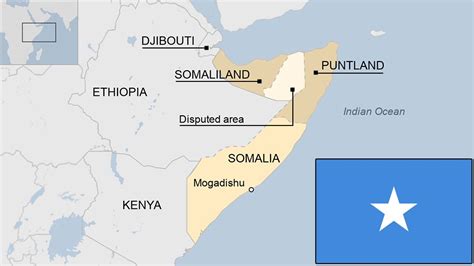 Mogadishu Map Africa