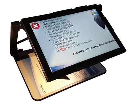 MaxiAids | Mercury 12 Laptop Tablet Magnifier with OCR Speech