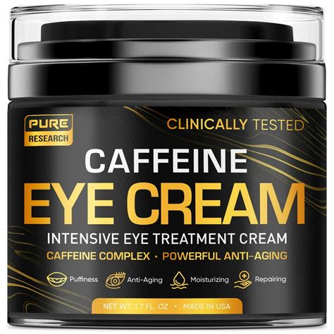 Caffeine Eye Cream For Anti Aging, Dark Circles, Bags, Puffiness. Great ...