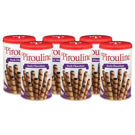 Buy PiroulineRolled Wafers – Dark Chocolate – Rolled Wafer Sticks ...