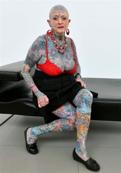 Tattooed OAPs strip off to show what body art looks like when you're ...