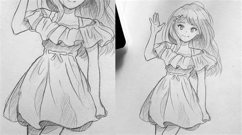 How To Draw A Anime Girl Clothes