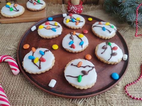 Christmas Light Cookies - Cocktails and Appetizers