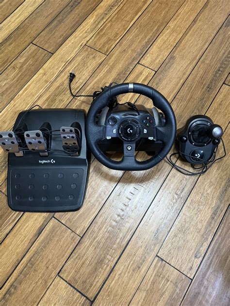 Logitech G920 USB Steering Wheel, Pedals PC And Shifter, Xbox - Black ...