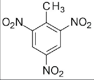 Chemical structure of 2,4,6 trinitrotoluene (TNT). | Download ...