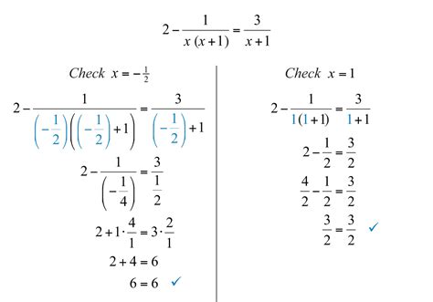 Solve Rational Equations Worksheets