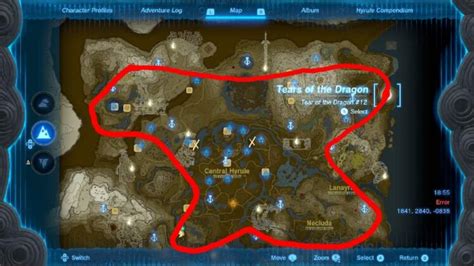 Zelda: Tears Of The Kingdom Dragon Parts Locations And Maps