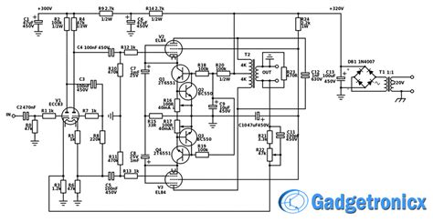 17 Watt Hi-Fi Vacuum Tube Amplifier - Gadgetronicx