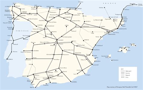 Renfe Network Map