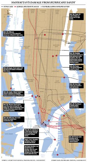 Hurricane Sandy timeline for New York City: Graphic | Toronto Sun