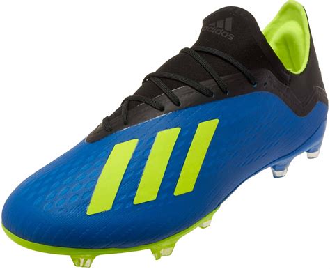 adidas X 18.2 FG - Football Blue adidas Soccer Cleats - SoccerPro.com ...