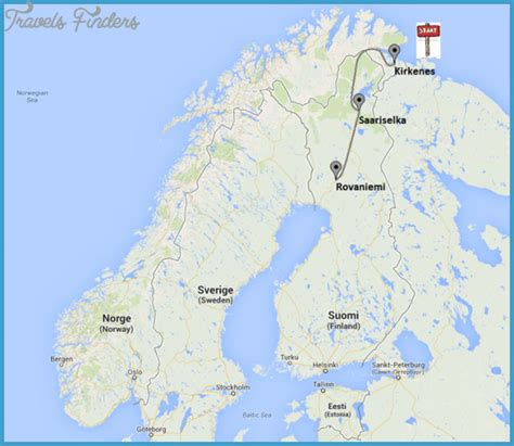 Rovaniemi Finland Map - TravelsFinders.Com