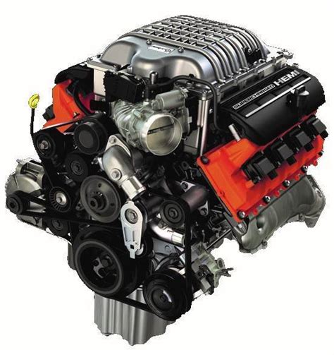 Mopar Performance 6.2L 376CI Hemi Hellcrate Supercharged Long Block ...