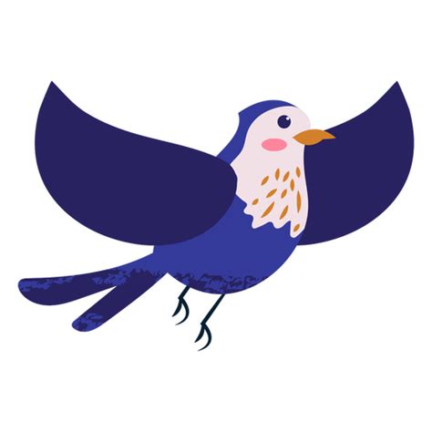 PNG y SVG de ilustracion de pajaro con fondo transparente para descargar