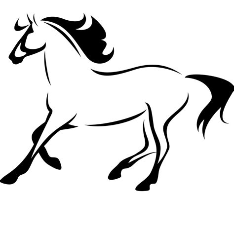 Horse Outline Drawing - ClipArt Best