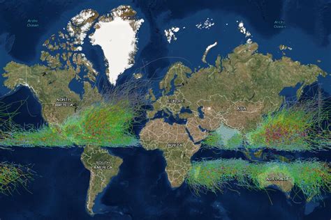 Hurricane World Map