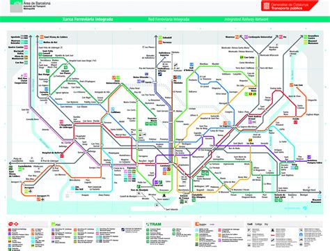 Mapa Tram Barcelona - Mapa De Rios