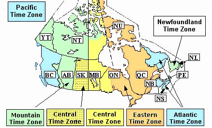 Newfoundland and Labrador Time Zone