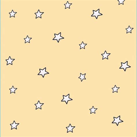 Minimalist stars with pastel yellow background Star - aesthetic yellow ...