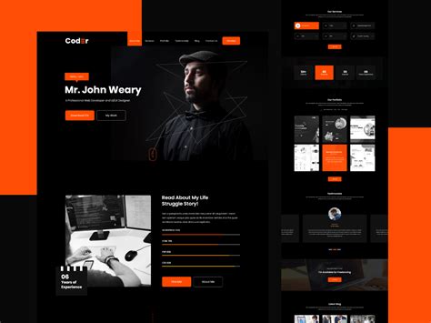 Web Developer Portfolio Website Templates Free - Nisma.Info