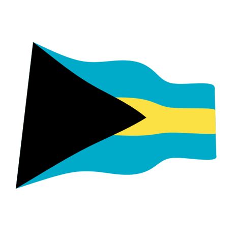 Waving flag of Bahamas | Free SVG